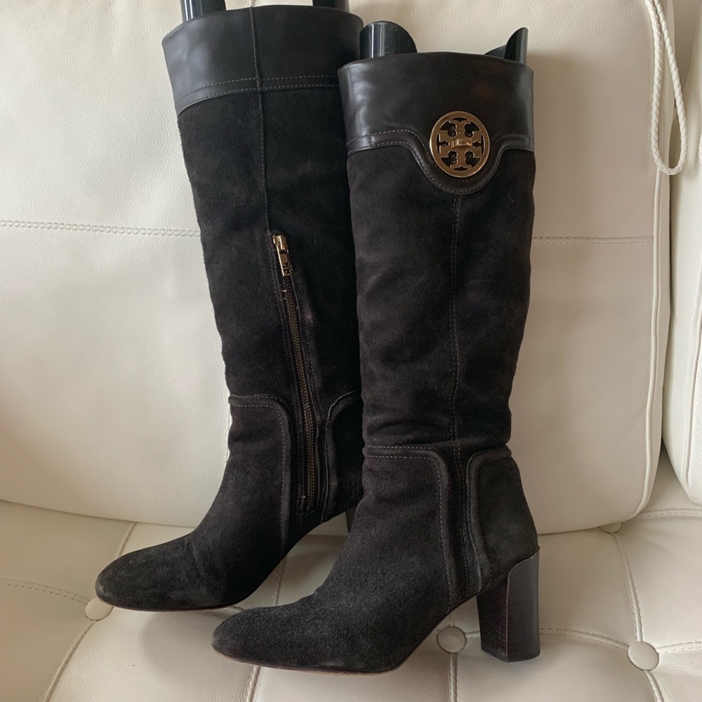 Tory Burch suede boots - size 9